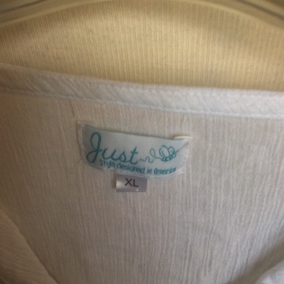 Just Bee  xlarge gauzy tunic/ coverup - Picture 3 of 7